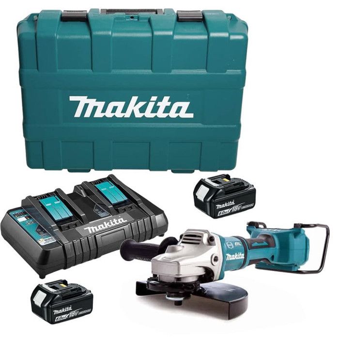 Meuleuse d'angle 36V LXT Ø230 mm 2x6 0 Ah en coffret MAKITA DGA900PG2