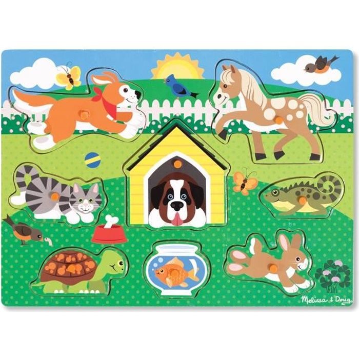 Melissa and doug animal puzzle outlet