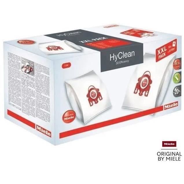Pack de 16 sacs MIELE HyClean 3D avec filtres AirClean et moteur - Accessoire d'aspirateur