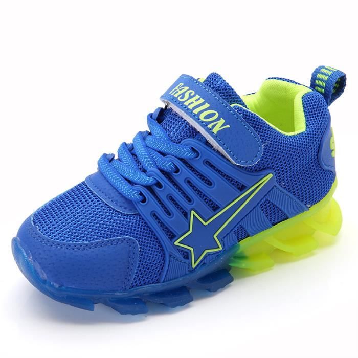 Chaussures Bébé Garçon/Fille à LED Lumineuses - Montantes, Semelle Antidérapante - Pour Bébé Qui Marche