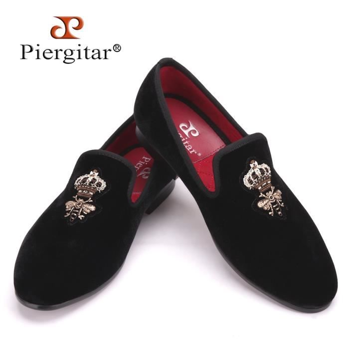 Marque Abeilles Designer Indian Silk Broderie Chaussures Homme Velvet Mode  Hommes Mocassins mariage et Réceptions Homme Chaussures Or - Cdiscount