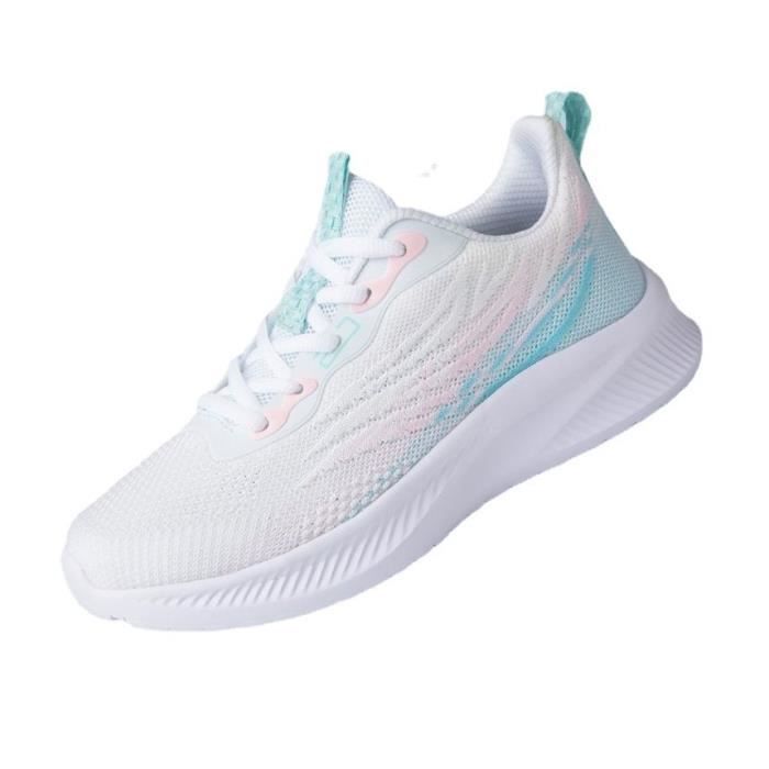 Chaussures Femme Confortable Basket Running Marche Sport Travail Bssse Sneakers Casual Moda Baskets Fitness Gym Sneakers Bottes Q2 Poudre coloree Cdiscount Chaussures