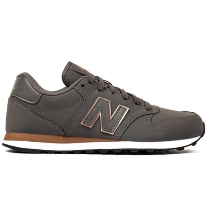 Baskets - NEW BALANCE - Femme - Tige textile - Lacets - Oyster pink