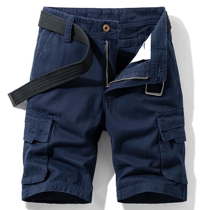 Short été Vintage Bleu Homme Taille 38 - Entrejambe 7 Pouces - Marque Vintage Summer - Neuf Avec étiquettes