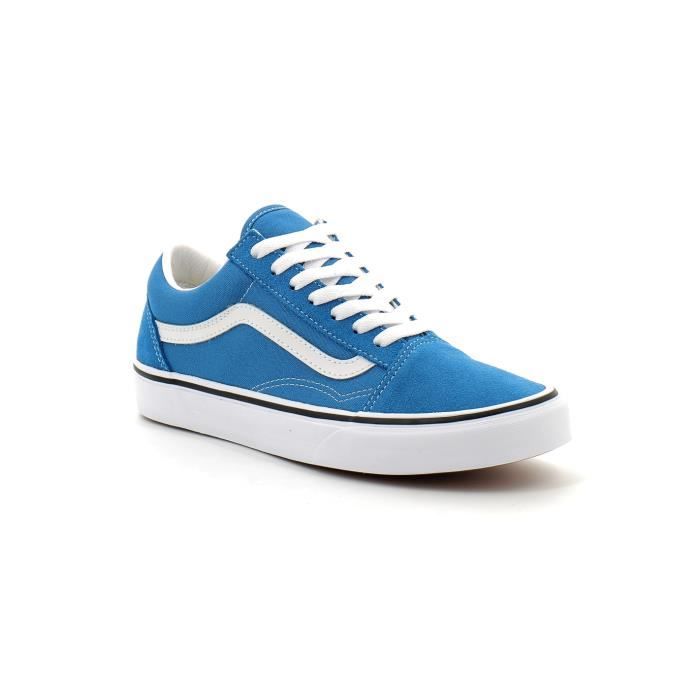 Baskets Old Skool Color Theory Bleu VANS Homme Plat