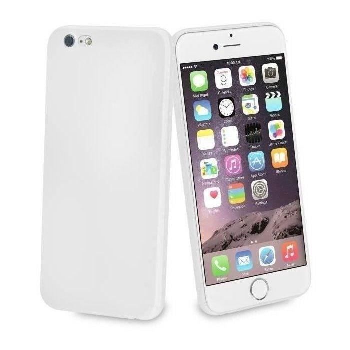 MUVIT LIFE Coque Fever Ultrafine Ivoire: Apple iPhone 6 / 6S / 7 / 8