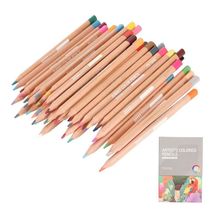 Ensemble de crayons de couleur de 48 couleurs pour adultes et