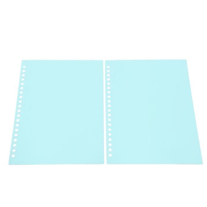 Papier De Recharge A5 Ligné Et Kraft - Lot De 3 X 80 Feuilles, Pour Carnets à 6 Anneaux