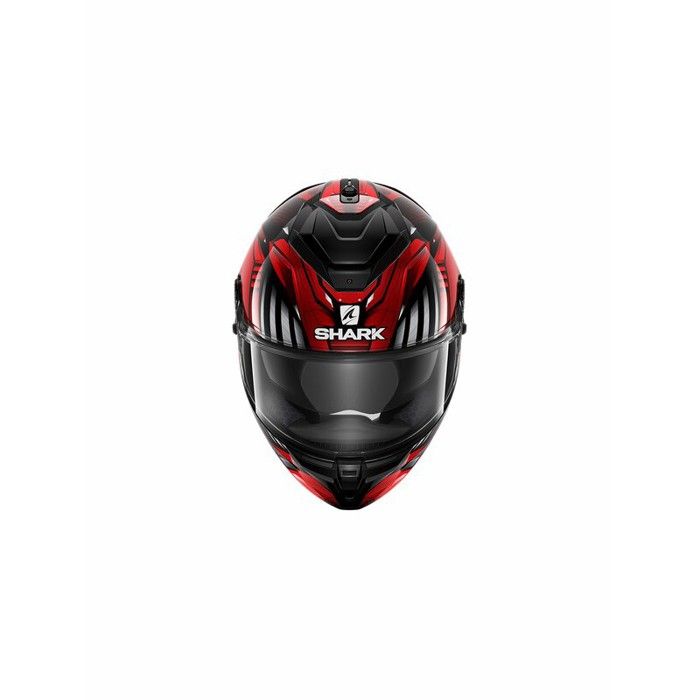 Casque Moto Intégral Shark Spartan GT Bcl. Micr. Replikan - Noir/chrome/rouge - XL - Auto