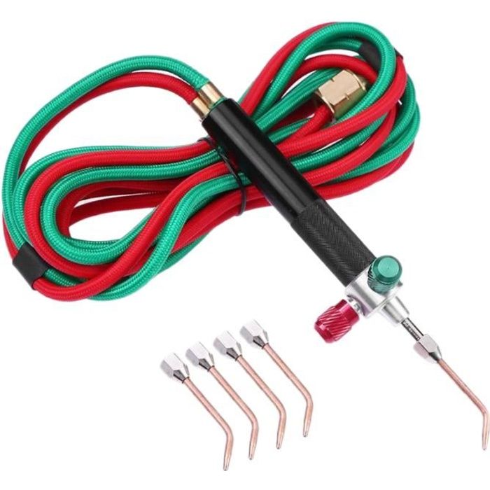 H01-20 Chalumeau Torche de Soudage Oxi-Ac/étyl/ène Oxypropane Soudeur /à Air R/ésistant /à la Chaleur pour Soudure /à Injection H01-6