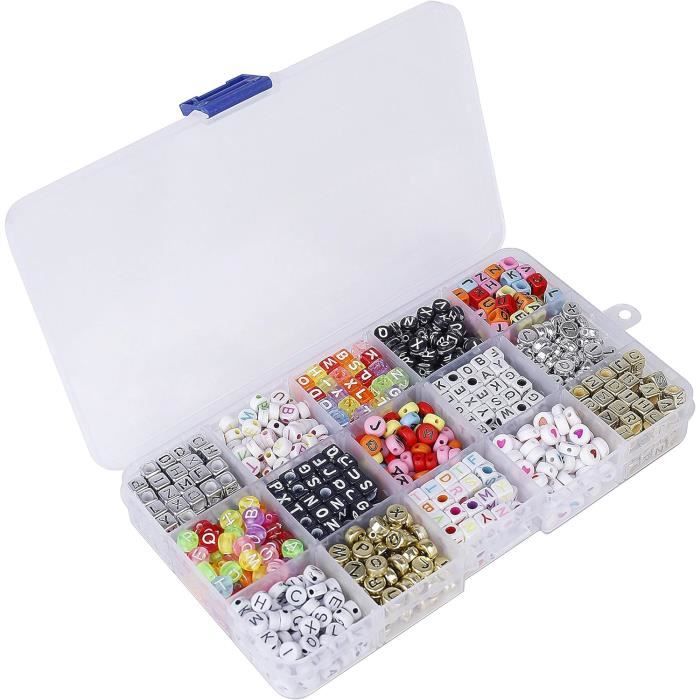 Coffret Aquabeads Mallette Des Créatifs - 1400 Perles à Eau, Activité Manuelle Enfants 4 Ans+, Sans Colle Ni Chaleur