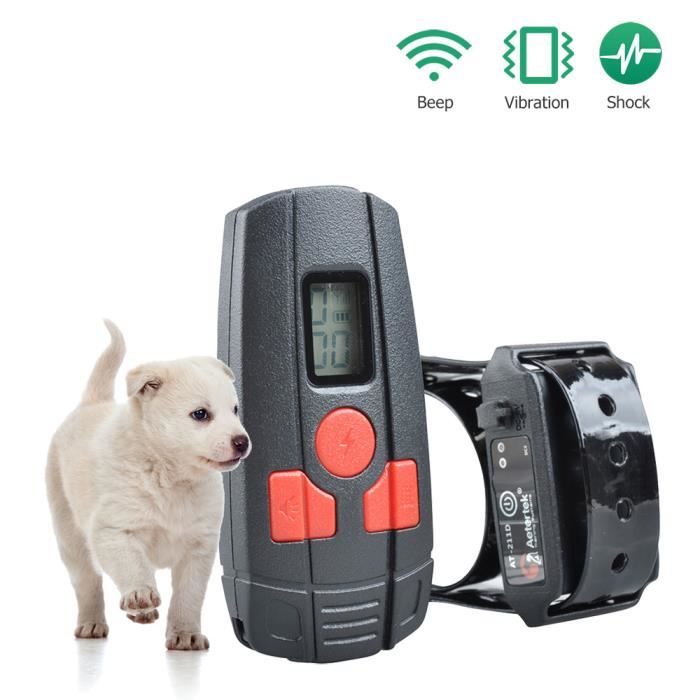 Comparer les prix de Collier de Dressage Rechargeable pour petit chien & chat 10 Réglable Niveau de Choc Système de Dressage de Chien