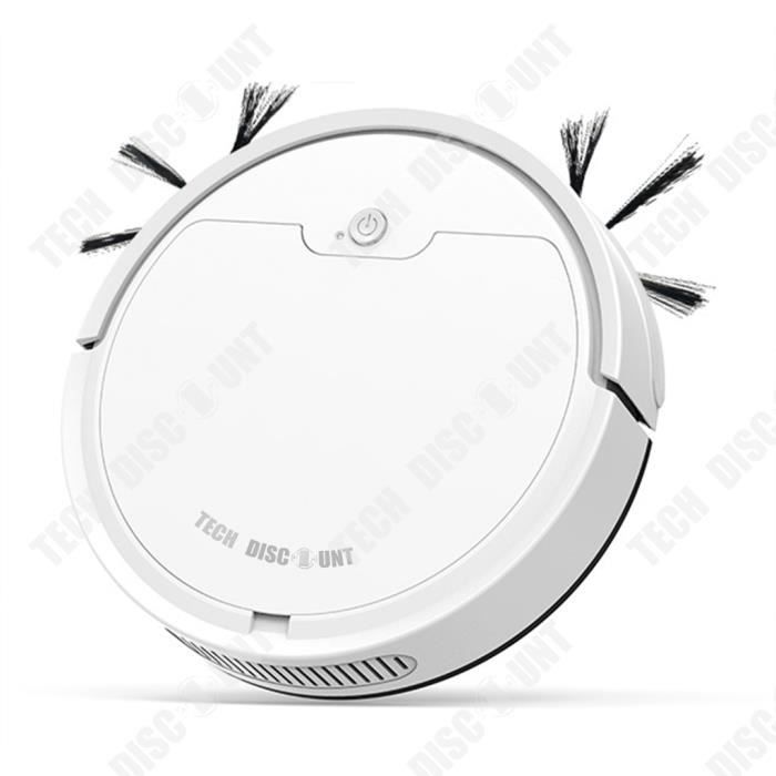 TD® Robot de balayage intelligent aspirateur domestique rechargeable trois en un adapté au nettoyage à une touche de différents