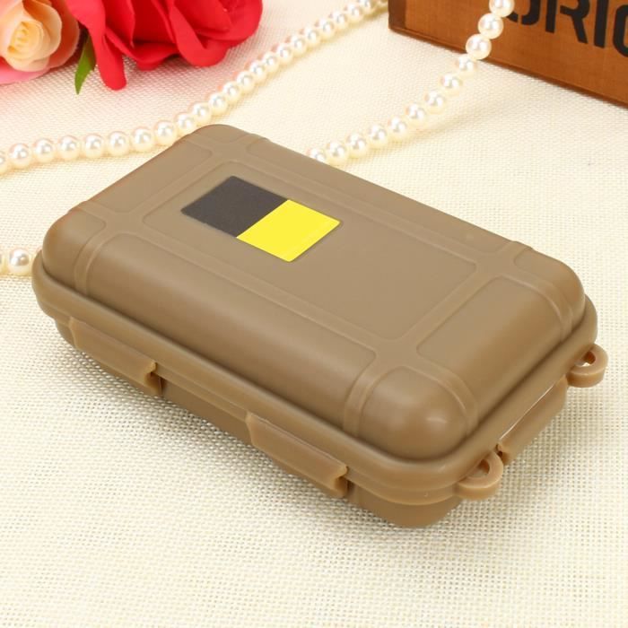 Boîte De Rangement étanche Et Antichoc – Camping, Extérieur – 20x11x6 Cm – Générique