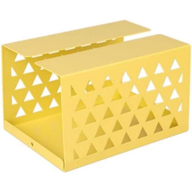 Couvercle De Boîte à Mouchoirs Avec Support Auto-adhésif - Design Moderne - Pour Salle De Bain, Cuisine, Bureau - Bleu - 6