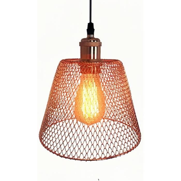Lustre Suspension Vintage Arlus - Design Résine Années 70