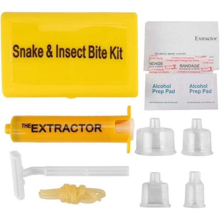 Kit D'Aspiration De Venin De Serpent Mil-Tec - Premiers Secours Survie - Rouge - Neuf