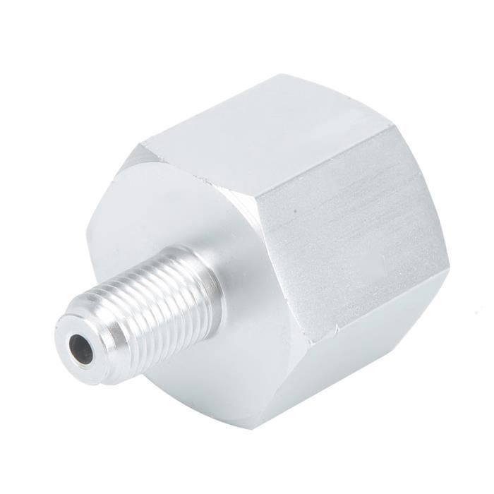 Adaptateur Régulateur CO2 En Aluminium - 3/8 à W21.8 Ou CGA320 - Pour Aquarium Ou Brassage Bière Maison - Petit, Léger, Avec Joint