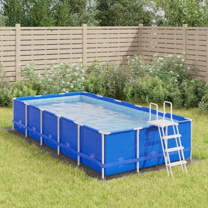 vidaXL Bâche de Piscine 500x250 cm - vue 2