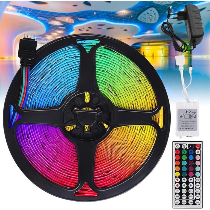 KIT Ruban LED RGB 5M avec télécommande RF et driver 60LED/m | LED ATOMANT