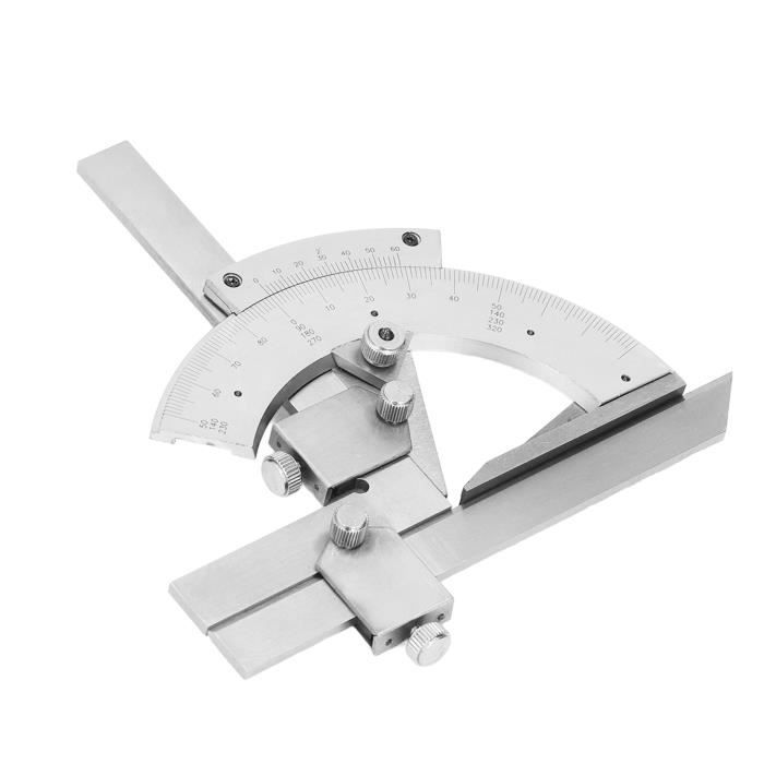 Jauge De Biseau Acier Inoxydable - Mesure Angles 15° à 120° Pour Outils Bois | Boîtier Inclus