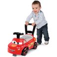 Porteur auto ergonomique Smoby Cars avec coffre à jouets - Fonction Trotteur - Volant Directionnel-1