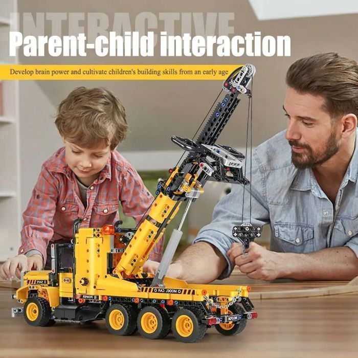 Mould King 17013H - Modèle de grue - 4460 pièces - Télécommande et