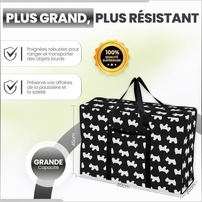 Sac De Rangement Pour Jouets En Tissu - Quentin Blake - Fait Main