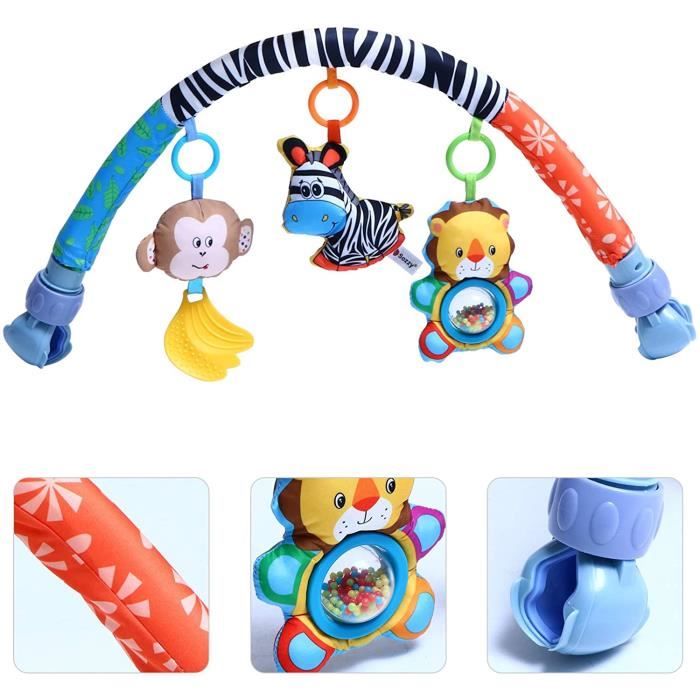 Kids Jouets Suspendus Cadeau Pour Bébé,Jouet Hochet Animaux,Siège De  Voiture,Poussette,Landau,Peluche Jouet À Suspendre Pou[x484]