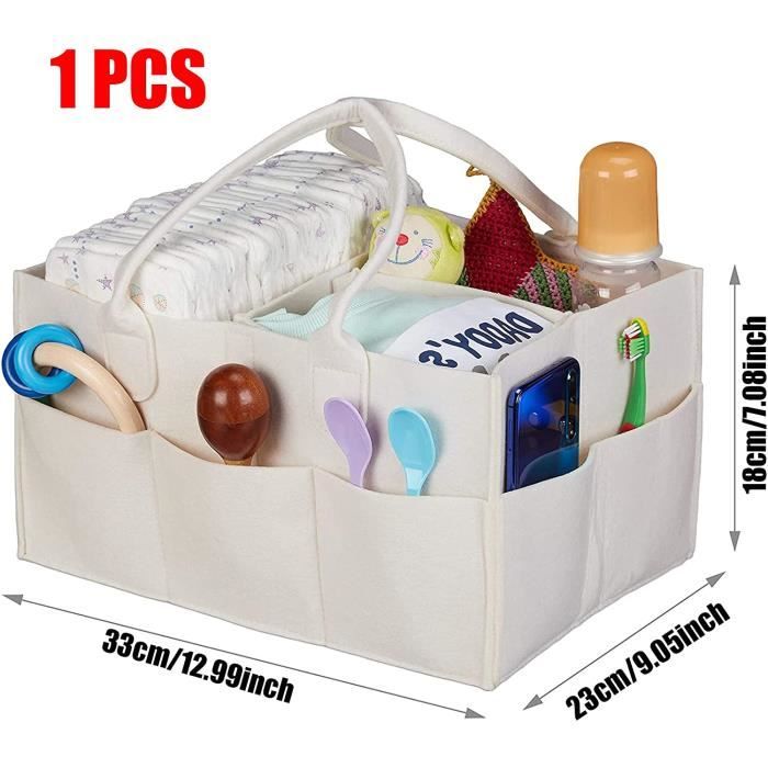 Organisateur Couches Bébé - Poches Multiples - Portable Et Pliable - Idéal Voyage
