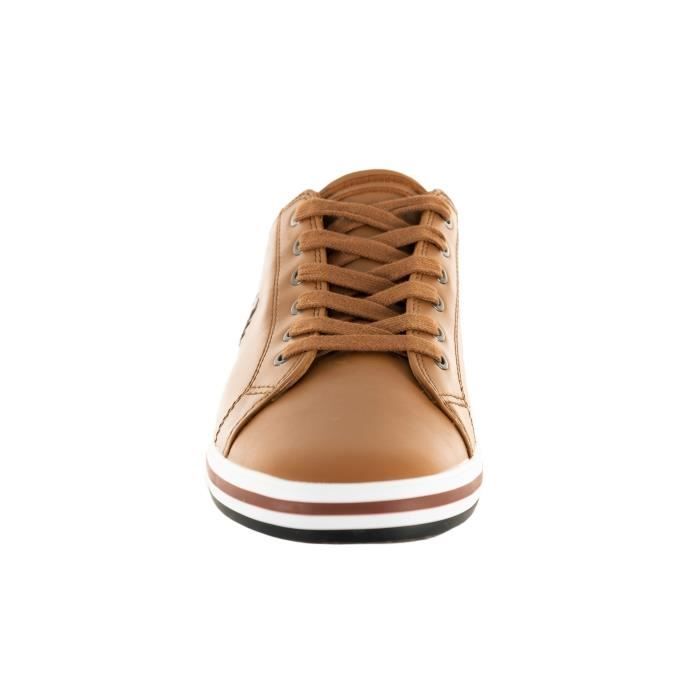 Fred perry kingston clearance leather marron