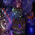 TD® Projecteur Etoiles, Enfants LED Veilleuse Étoilée Rotative Nuit Romantique Animaux Marins Star Moon Projection pour Cadeau,-2