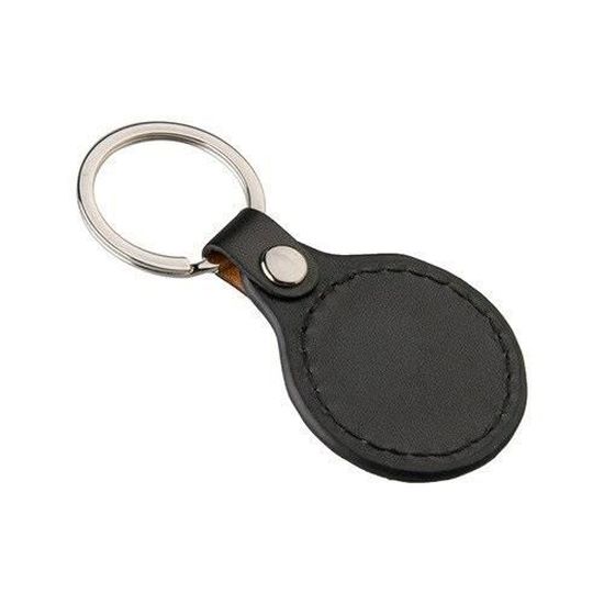 Porte-clés AC Cobra Road Runner - Acier/Simili Cuir - Double Face Imprimé - 5.8 Cm