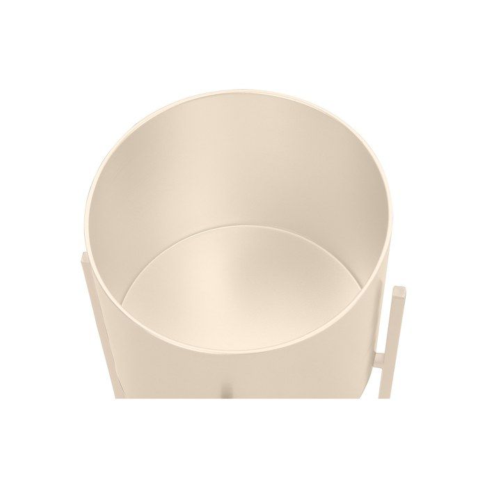 Set De 2 Cache-pots Sur Pied En Métal Noir Et Doré - Arz Deco