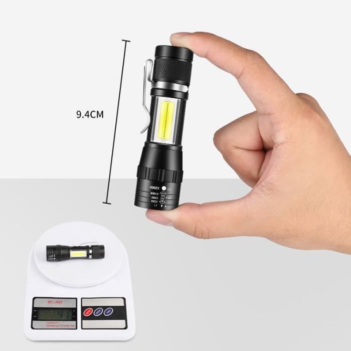 Acheter Mini lampe de poche LED Rechargeable par USB, petite lampe
