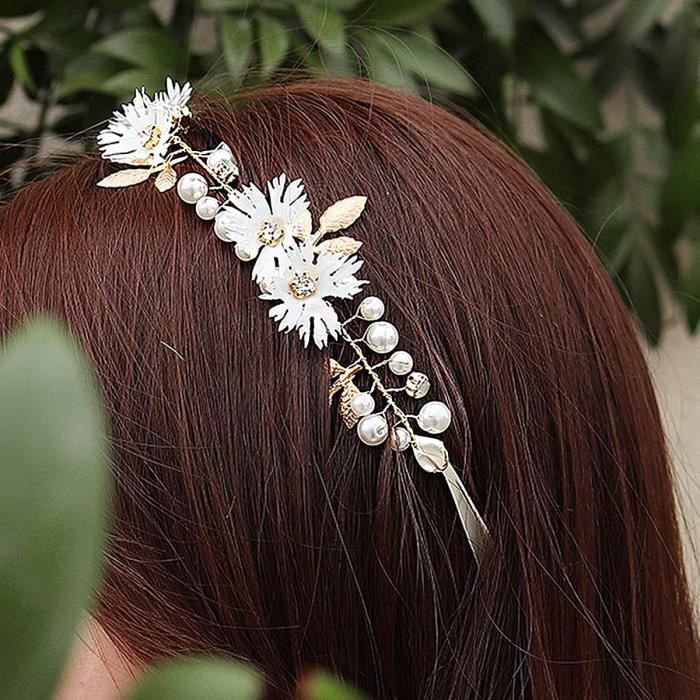 Bijoux de tête mariage cheveux courts outlet