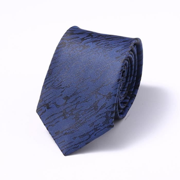 DonDon Cravate Homme Étroite 5cm Faite Main - Polyester Classique Moderne