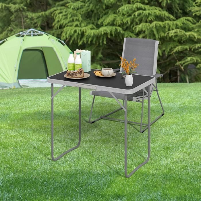 Tabouret Pliant Camping Portable - Léger Et Solide - Idéal Randonnée, Pêche, BBQ