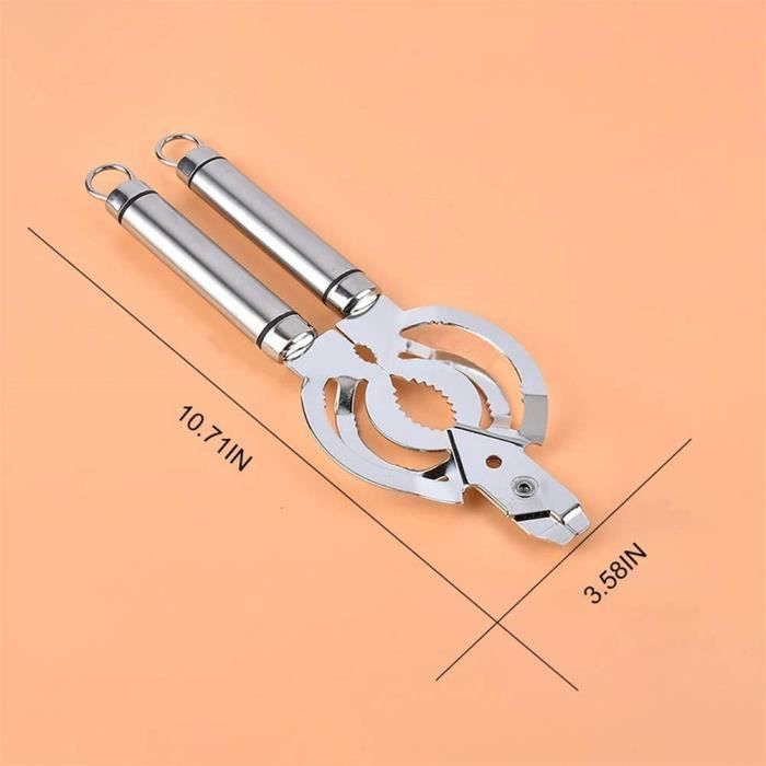 Ouvre-Bocal 5 En 1 Et Ouvre-Bouteille 4 En 1, Kit D'Ouvre-Bouteille Multifonction Pour Personnes