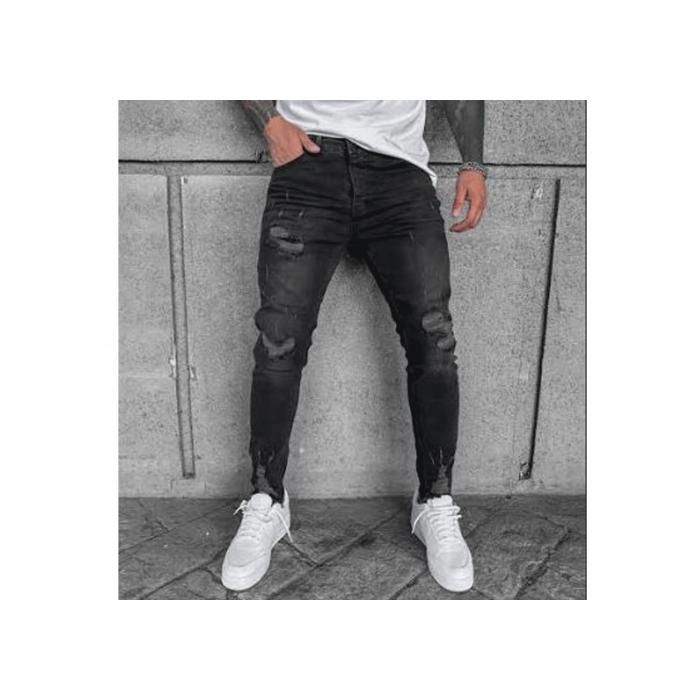 Jean homme Destroy noir DHZ 4383 1 30 Noir Cdiscount Pr t Porter