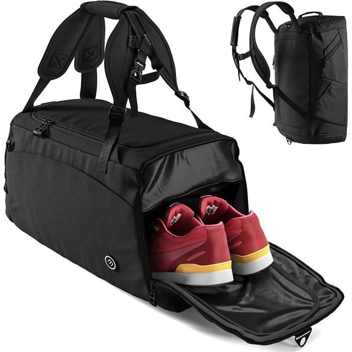 Sac Fitness Voyage Polyvalent Sac De Sport 20L Unisexe Avec Compartiment à Chaussures - Imperméable Et Léger - Pour Gym, Voyage Compartiment Chaussures Sac