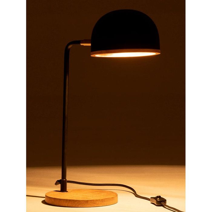 Mexlite lampadaire Evy - noir - métal - 2569ZW