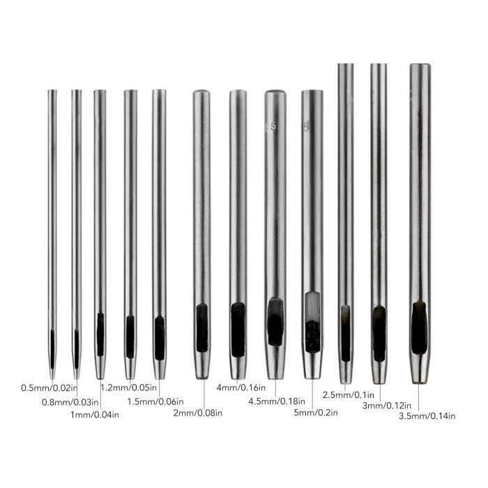Perforatrice Manuelle Pour Cuir - Machine Professionnelle Avec Accessoires Pour Poinçonnage Et Estampage