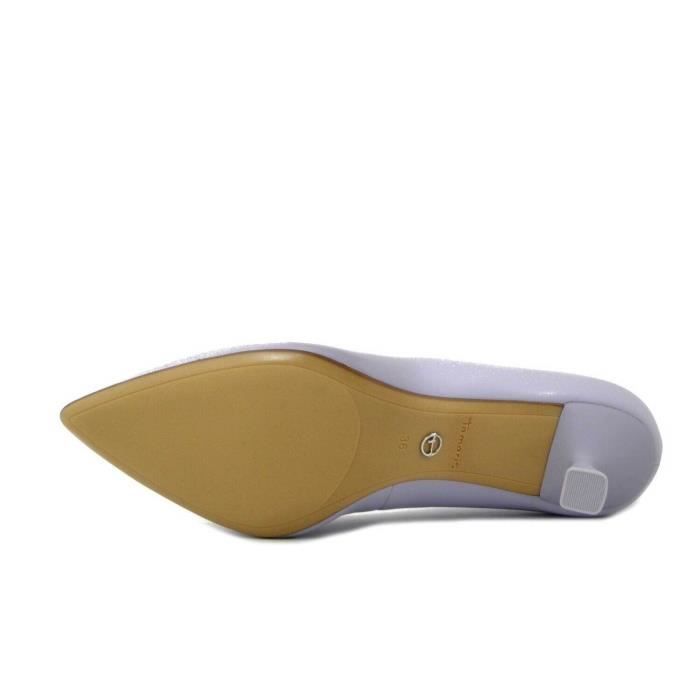 Escarpin femme en faux cuir lavande Tamaris Talon cm