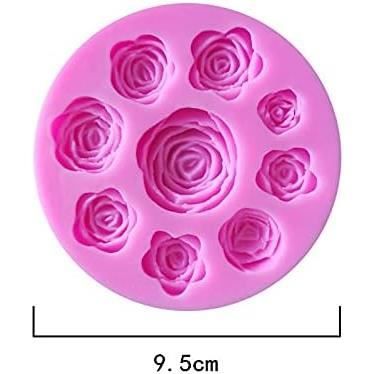 Moules Fondant Marguerite 3d 4 Moules En Silicone Fleur Marguerite 3D - Pour Fondant, Chocolat, Candy - Alimentaire, Lavable - DIY Pâtisserie