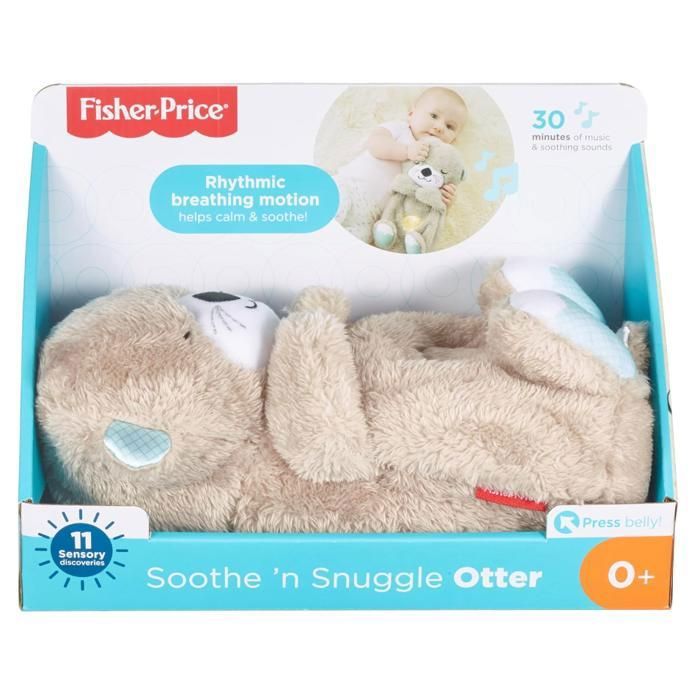 Fisher-Price Doudou Koala à Emporter - Veilleuse Musicale En Peluche Avec Berceuses, Sons D'Ambiance Et Chuchotements - Dès La Naissance
