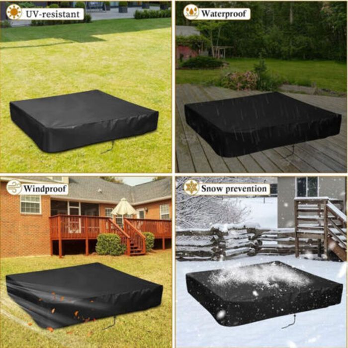 120 X 120 Cm Bâche Bac à Sable Imperméable, Housse De Protection Pour Bac A Sable Couverture De Bac A Sable Couvercle Housse Bac A Sable Avec Cordon De Serrage Pour Bac A Sable De Jardinnoir 95746997