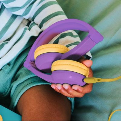 Lunii - Pack voyage ma fabrique à histoires violette et son casque audio assorti violet à Prix