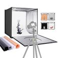 Neewer Tente de Shooting 50cm Boîte de Lumière Photo Studio Pliable Portable, Boîte de Table à Luminosité Réglable Kit Eclairage de -0