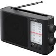 Radio portable - SONY ICF 506 NOIR - Analogique - AM/FM - Poignée de transport intégrée rétractable-0